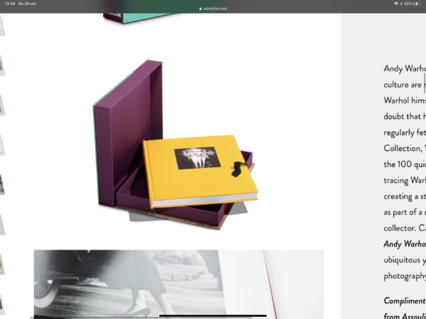 Assouline - Andy Warhol Book The Impossible Collection