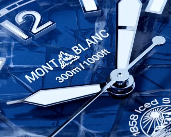Montblanc 1858 Iced Sea Automatic Date Blue