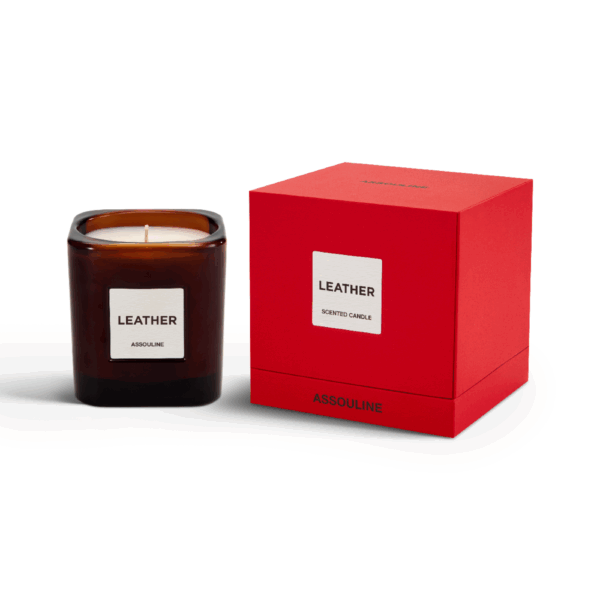 Assouline - Library Candle - Leather