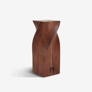 Assouline - Twist Bookend Walnut Wood