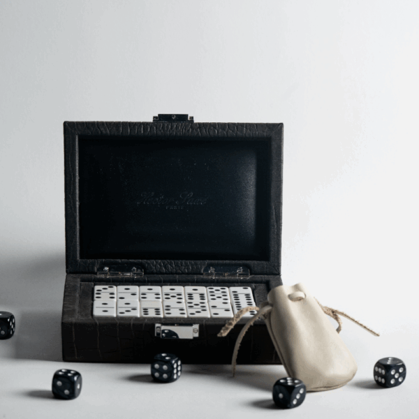 Hector Saxe Paris - Coffret Dominos Deluxe Black