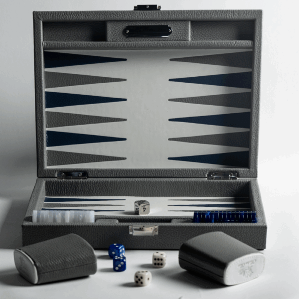 Hector Saxe Paris - Coffret Dominos Deluxe Taupe