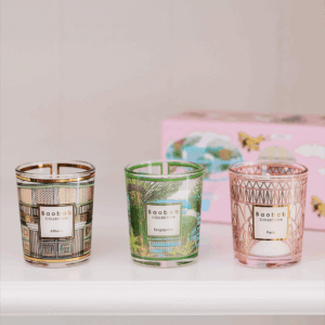 Baobab - Trio travel candles Singapore-Athens-Paris
