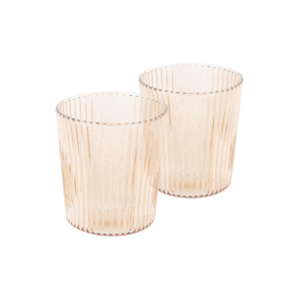 Paveau - Ribbed Glasses Bells - Set of 2 pieces