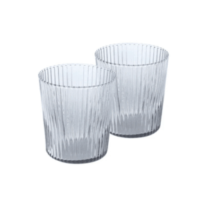 Paveau - Ribbed Glasses Twilight - Set of 2 pieces